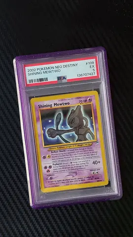 Pokemon shining Mewtwo PSA 5
