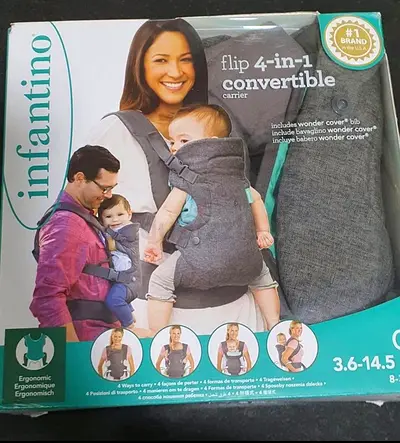 Infantino Flip 4-in-1 Convertible Baby Carrier