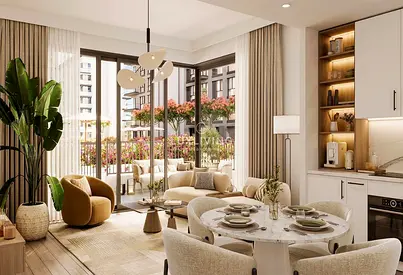 Modern 1 Bedroom | Corner Unit | Pool View