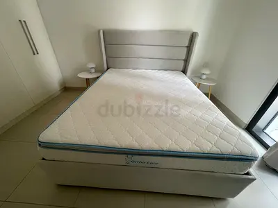 Bed frame with mattress for sale