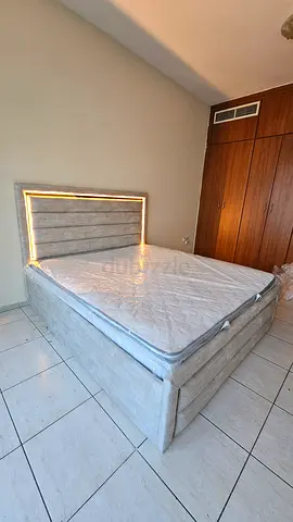 Brand new Only bed for Sale with mattress for 1500 dhs only