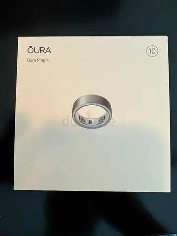 Oura Ring 4 - Brushed Silver - Size 10