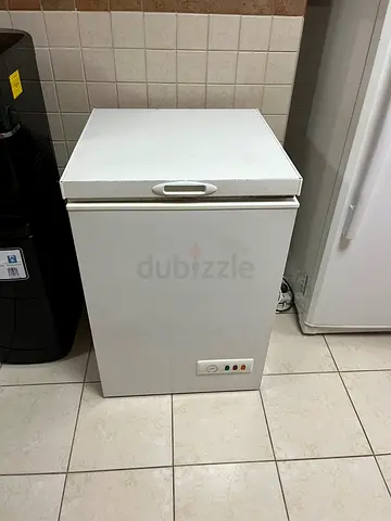 Compact White Chest Freezer