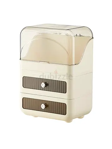 Large Capacity Double-Layer Drawer Storage Box Storage Rack - can store feeding bottles / make up