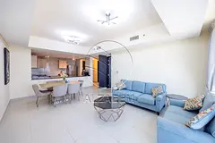 √ FURNISHED 1BR with Balcony | Partial Sea View √
