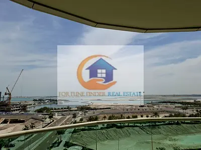 شقة في طابق مرتفع مكونة من غرفة نوم واحدة + غرفة خادمة | إطلالة بحرية وشرفة | بيتش تاورز، جزيرة الريم | 105,000 درهم سنوياً
