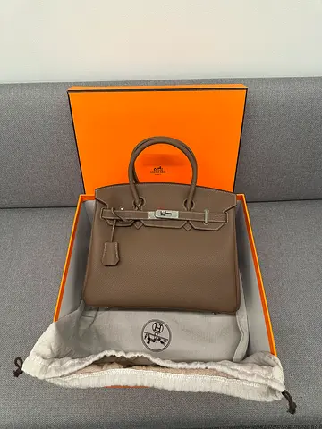 HERMES BERKIN 30 TOGO ETOUPE SHW VIP UNUSED SUPER MASTER