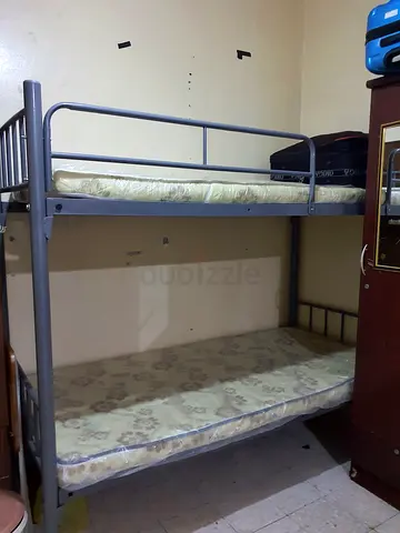 Metal Bunk Bed without Mattresses - Good Condition