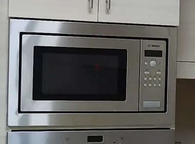 Built-in Bosch Stainless Steel Microwave - Good Working Condition