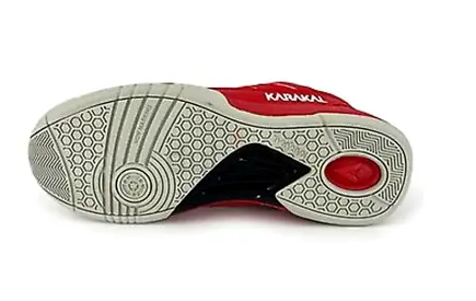 Red Karakal Pro Lite sports shoes. Brand new, never worn. Size Euro 45/US 12