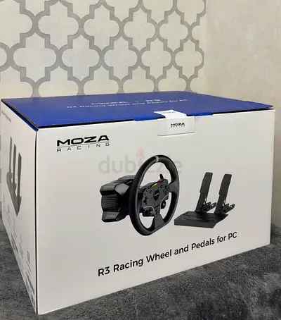 MOZA R3 Racing Wheel with Pedals (Boxed) - PC Compatible