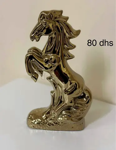Golden horse statue