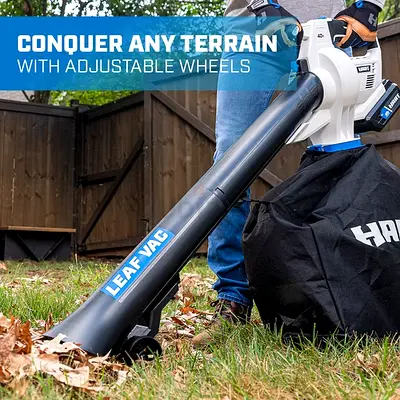 HART 40V Cordless Leaf Vacuum Kit, (1) 4.0Ah Lithium-Ion Battery