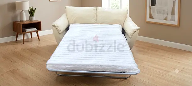 Two-seater sofa bed with pull-out mattress - good condition