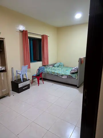 Master bed room  with attached wash  room