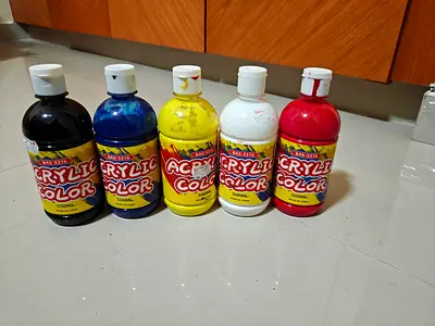 Acrylic paint - toys