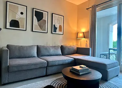 Extra deep 4-Seater Sofa + Ottoman | 300 cm Wide