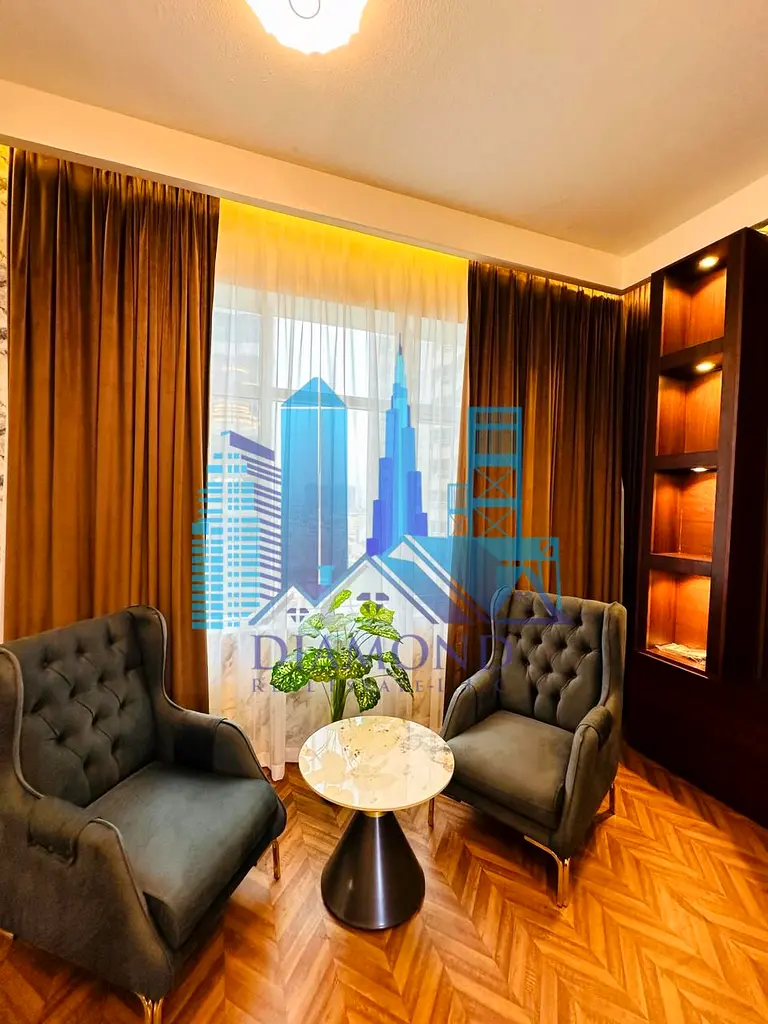 Fully furnished luxury apartment with a smart home system.