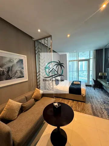 Luxury Furnished Studio | Canal View | Premium Waterfront Living