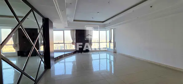 Three Bedroom Apartment with Lake and Al Majaz Theatre View, Spacious Layout and Parking