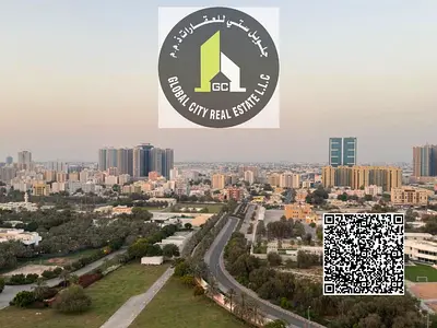 Open view 1 bed room hall available for rent in city tower Ajman
