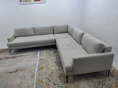 Expensive quality west elm andes corner sofa
