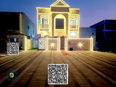 For sale, Al Zahia Classic Villa, 5 rooms, super deluxe custom finishing, bank financing, freehold f