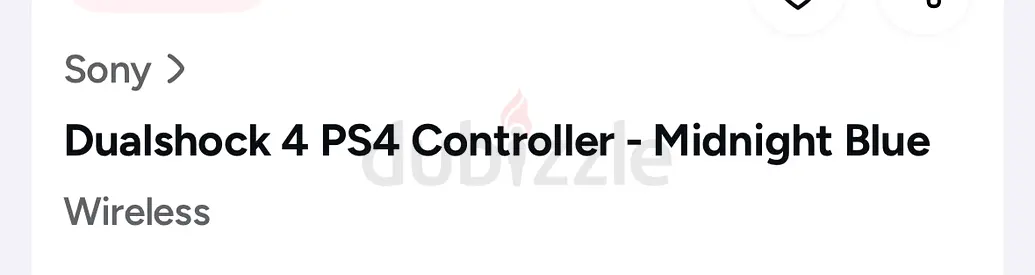 Sony DualShock 4 PS4 Controller - Midnight Blue (Wireless)