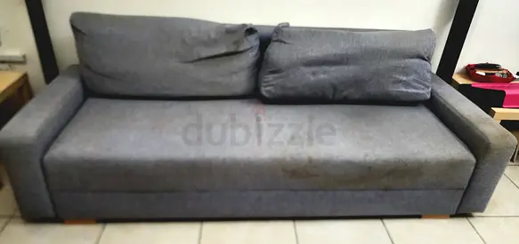 Large 3 seater IKEA Sofa Bed with storage