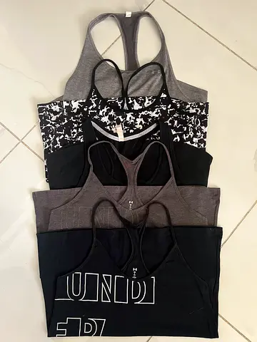 Bundle of 5 Womens Under Armour Training Tank Tops