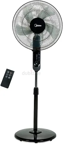 MIDEA STAND FAN - BEST DURABLE QUALITY -  Smart 3D Cooling for Just 88 AED