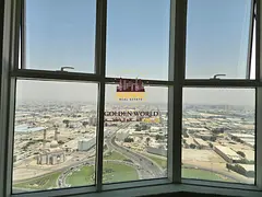 🏡 **2-bedroom apartment with living room in Al Taawun (Dubai exit), panoramic open view, 2 master