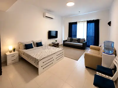 Luxury Private Room with attach Bath  Balcony|Next to Salah Al Din Metro, Reef Mall, All Bills