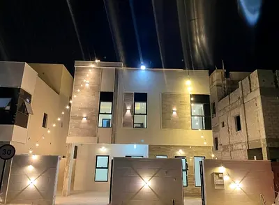 Villa for annual rent in Al-Amrah | Consists of 6 master bedrooms, a maid's room with a master suite, a laundry room, and a large rooftop with a barbe