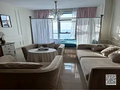 Fully Furnished 2BHK with All Bills Included | Ajman Corniche Residences Tower 1 | Full Sea View &am