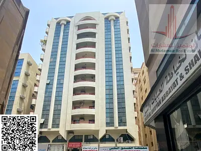 Two bedrooms and a living room for annual rent in Sharjah, in Al Ayara building. Rent is AED 32000, with a security deposit by check.