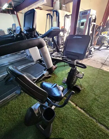 Life Fitness Recumbent Bike - Used / Excellent Condition  Price: AED 4,500  Condition: Used -