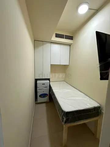 Available new single partition with smart tv and fridge in warqaa 1