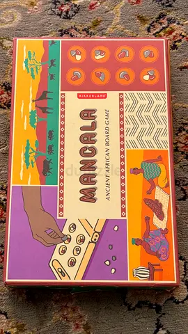 Mandala Board Game Bamboo Board With Natural River Stones