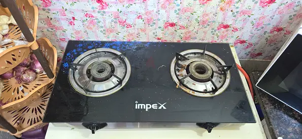 Impex 2-Burner Glass Top Gas Hob - Used