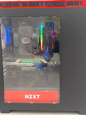 Custom Gaming Desktop PC with GeForce GTX in NZXT Case