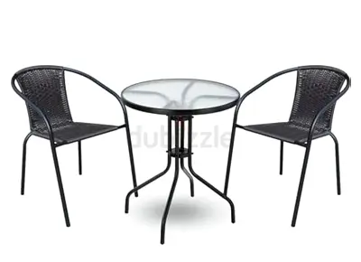 Outdoor chairs and table