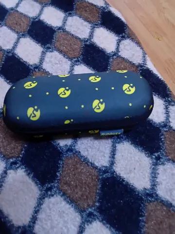 Sunglasses / Eyewear Hard Case with Smiley Pattern