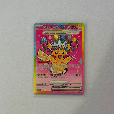 Pikachu ex 277/172 Rainbow Holo Rare Pokémon Card - Ascended Heroes / Fixed Price