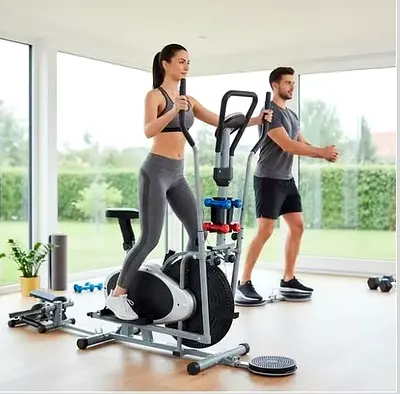 5-in-1 Orbitrac Elliptical Cross Trainer for Home Gym- Brand New