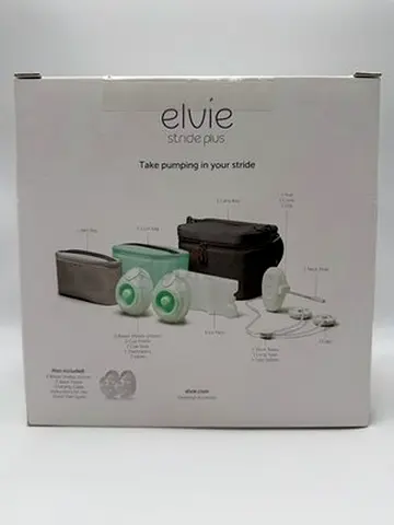 Elvie Stride Plus Double Electric Breast Pump with Accessories (boxed). New. Unused. AED 490 only!
