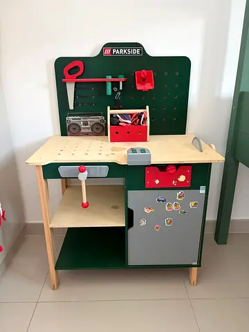 Wooden Play Workshop / Tool Bench for Kids (Parkside)