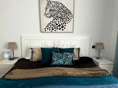 White Pine solid wood king bed frame Headboard and base for a 2*2 bed