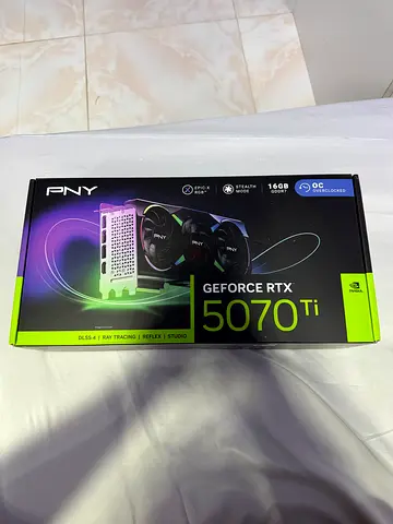 PNY GeForce RTX 5070 Ti Epic-X ARGB OC Triple Fan 16GB