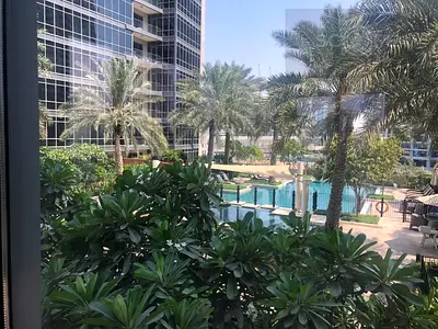 POOL VIEW SEMI FURNIHED ONE BED AVAILABLE FOR RENT IN SOUTHRIDGE 1